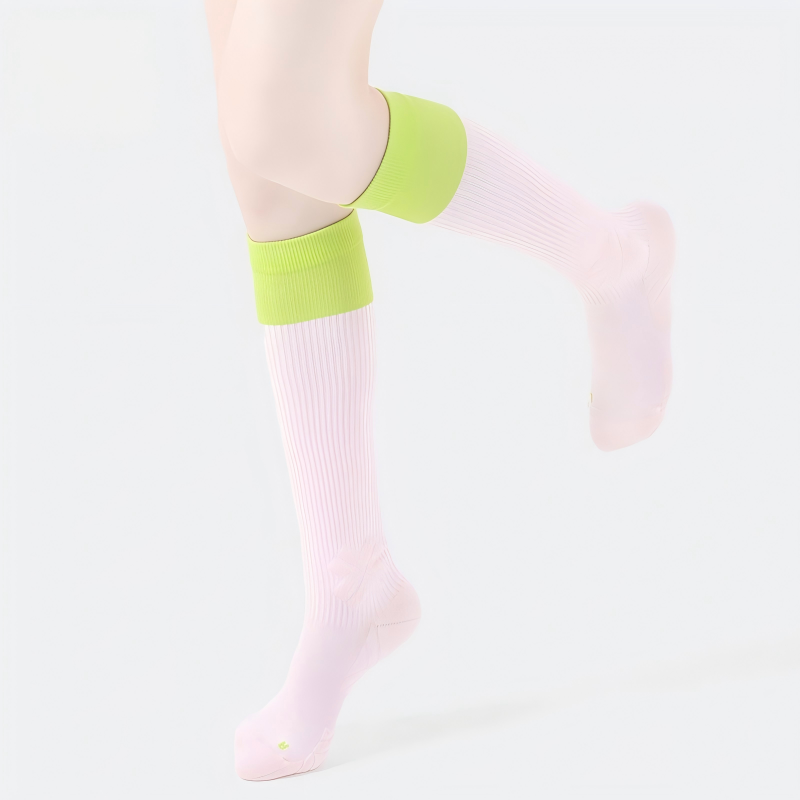 Lissomer ComfyPress Socks-Pink Limeade
