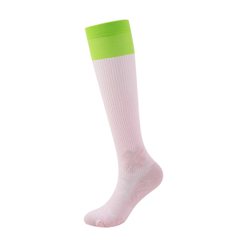 Lissomer ComfyPress Socks-Pink Limeade